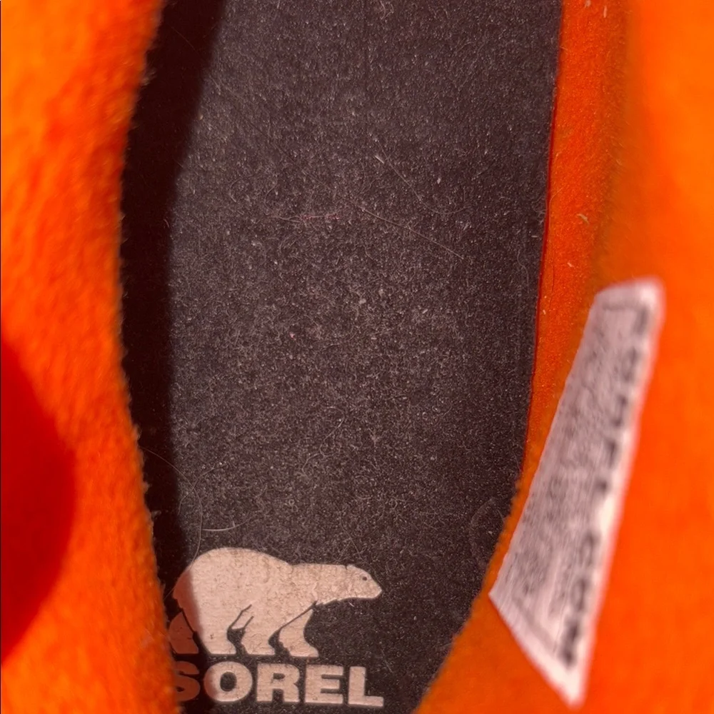 Sorel x prAna Out N About III Puffy Zip Sneaker Boots Orange Wmns 6.5 Waterproof - Picture 8 of 11